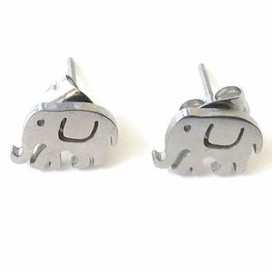 Brand new goth bohemian hippie elephant animal earrings punk whimsygoth emo